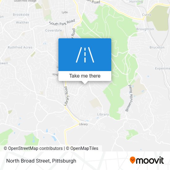 Mapa de North Broad Street