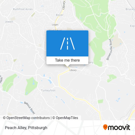 Mapa de Peach Alley