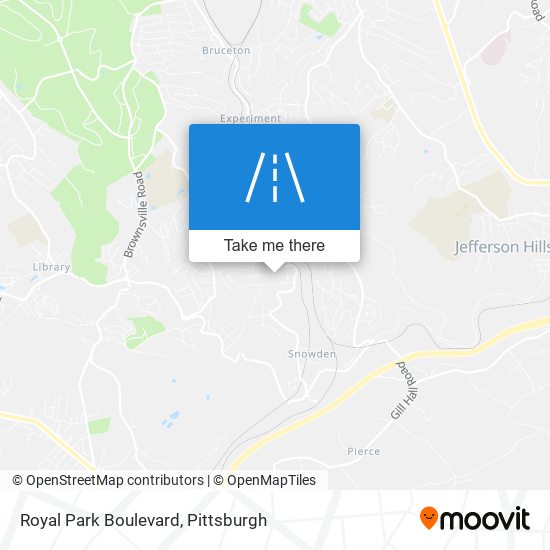 Royal Park Boulevard map