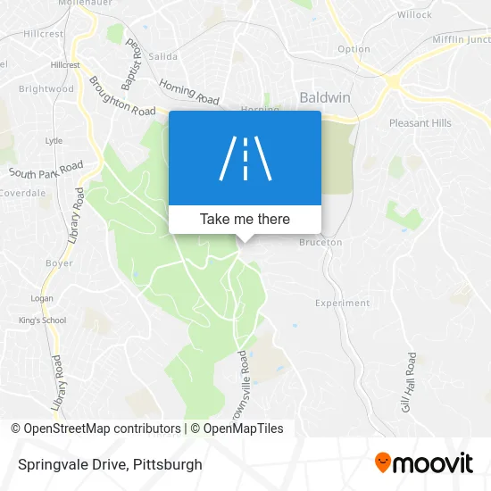 Springvale Drive map