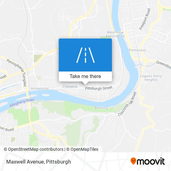 Mapa de Maxwell Avenue