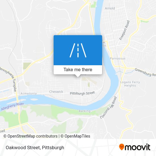 Mapa de Oakwood Street