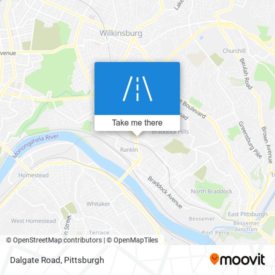 Mapa de Dalgate Road