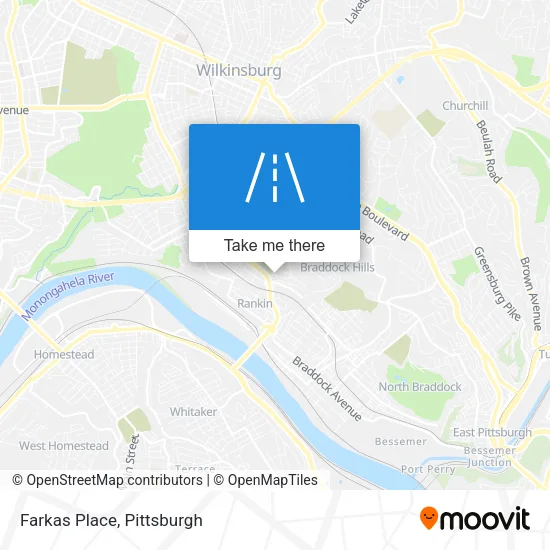 Farkas Place map