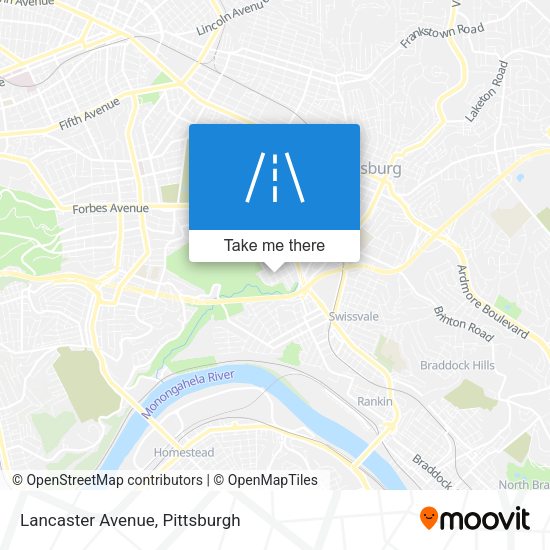 Lancaster Avenue map