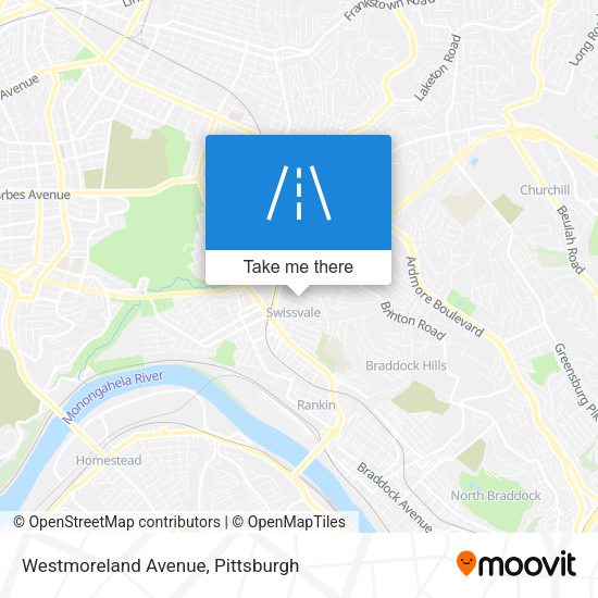 Mapa de Westmoreland Avenue