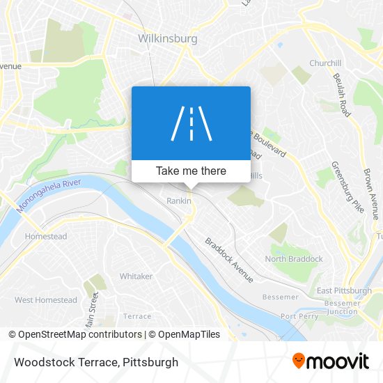 Mapa de Woodstock Terrace