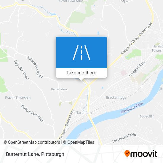 Mapa de Butternut Lane