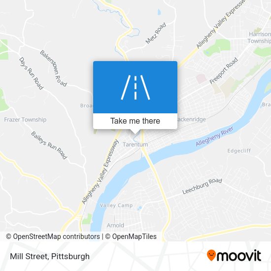 Mapa de Mill Street