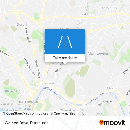 Mapa de Watson Drive