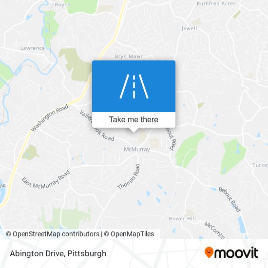 Mapa de Abington Drive