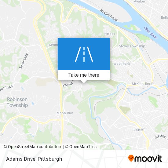 Adams Drive map