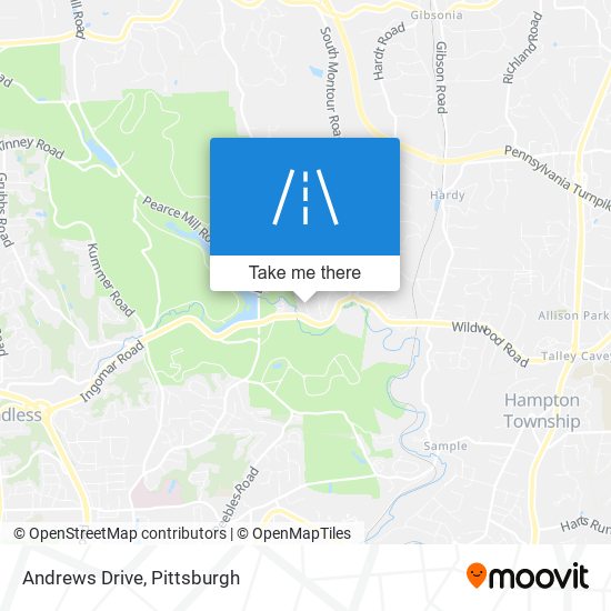 Andrews Drive map