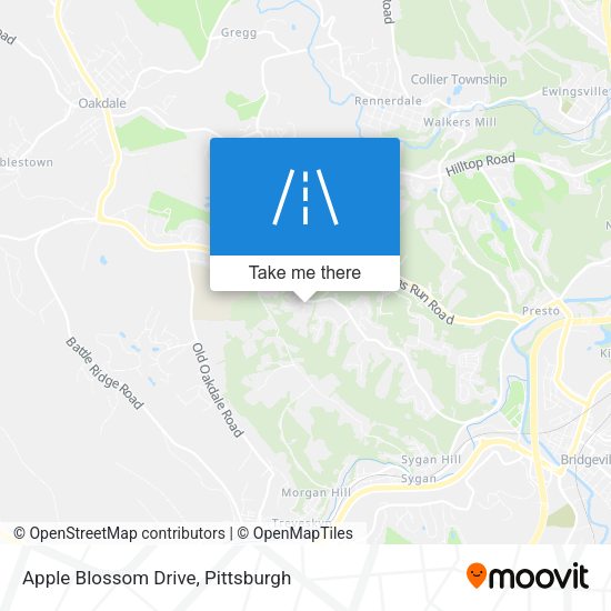 Mapa de Apple Blossom Drive