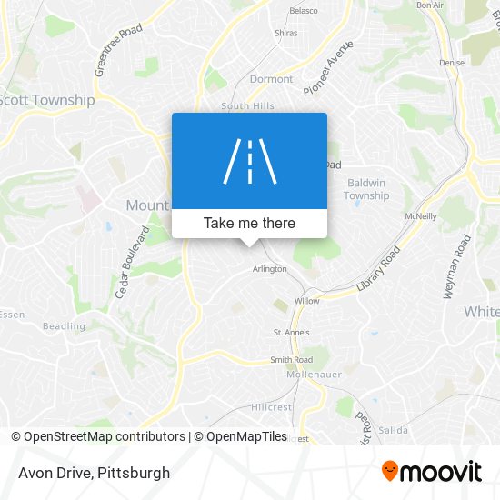 Avon Drive map
