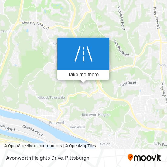 Mapa de Avonworth Heights Drive