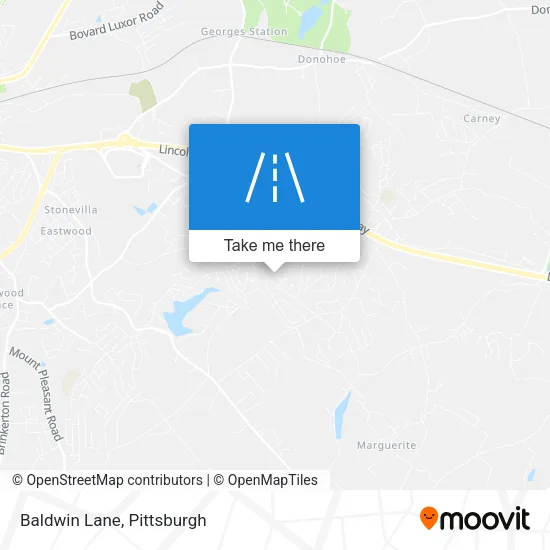 Mapa de Baldwin Lane