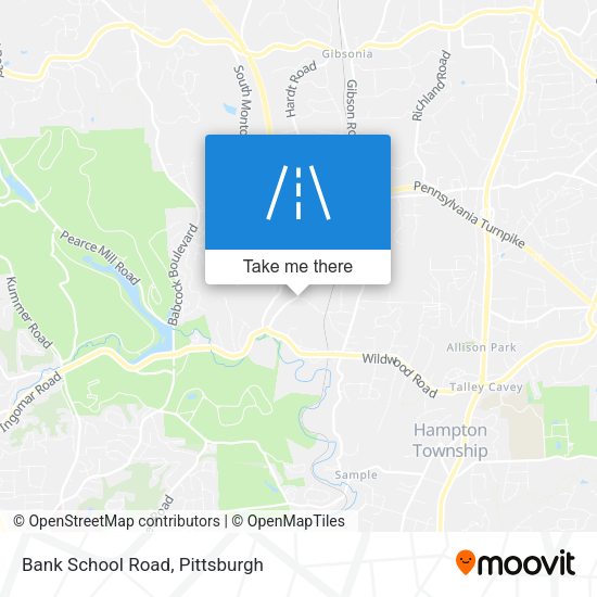 Mapa de Bank School Road