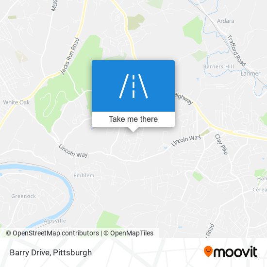 Mapa de Barry Drive