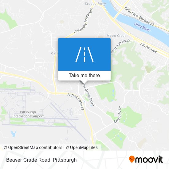 Beaver Grade Road map