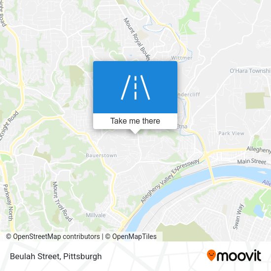 Mapa de Beulah Street