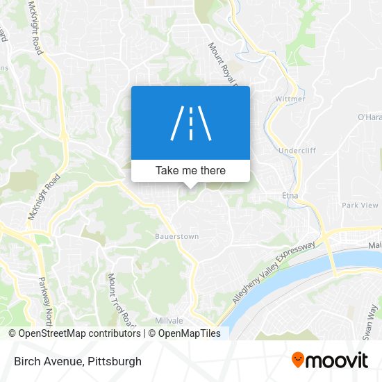Mapa de Birch Avenue