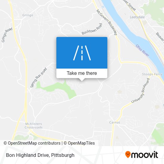 Mapa de Bon Highland Drive