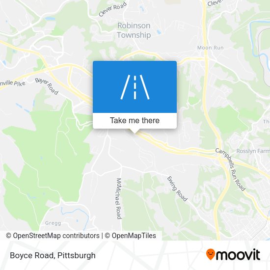 Mapa de Boyce Road