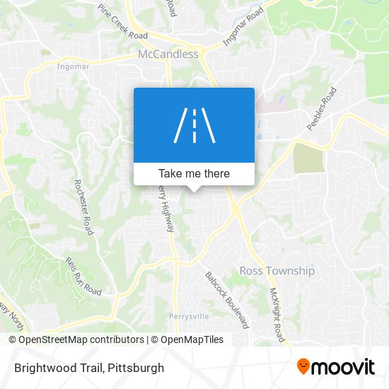 Mapa de Brightwood Trail