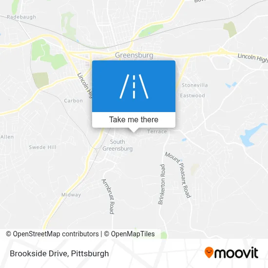 Brookside Drive map