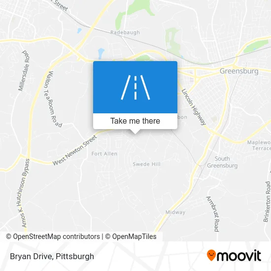 Bryan Drive map
