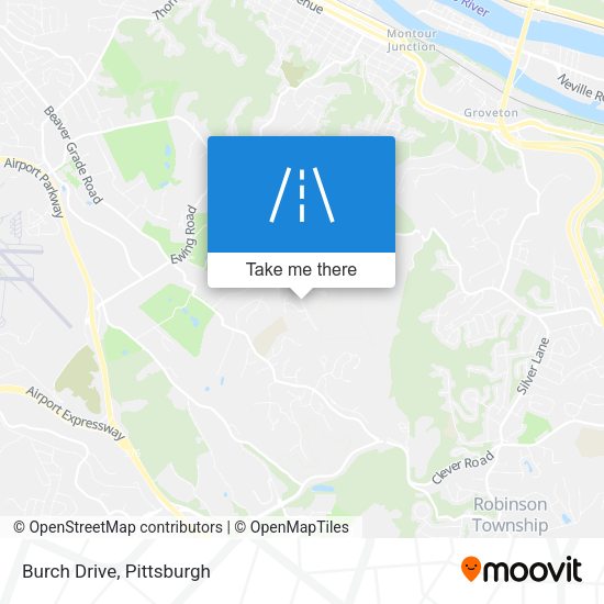 Mapa de Burch Drive