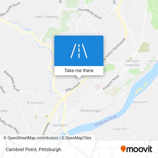Mapa de Cambrel Point