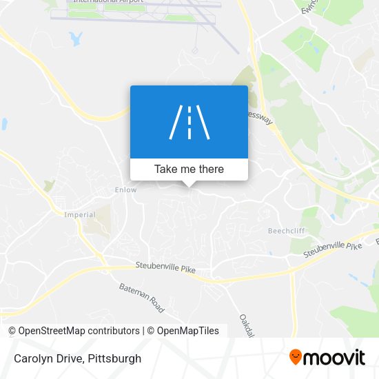 Mapa de Carolyn Drive