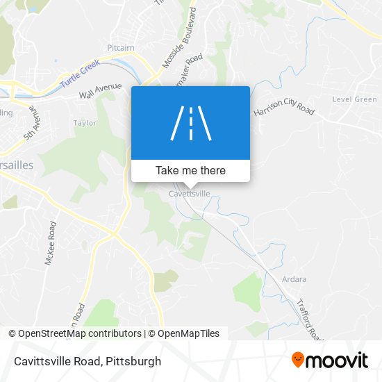 Mapa de Cavittsville Road