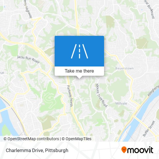 Charlemma Drive map