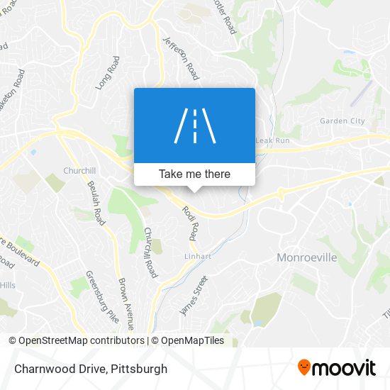 Mapa de Charnwood Drive