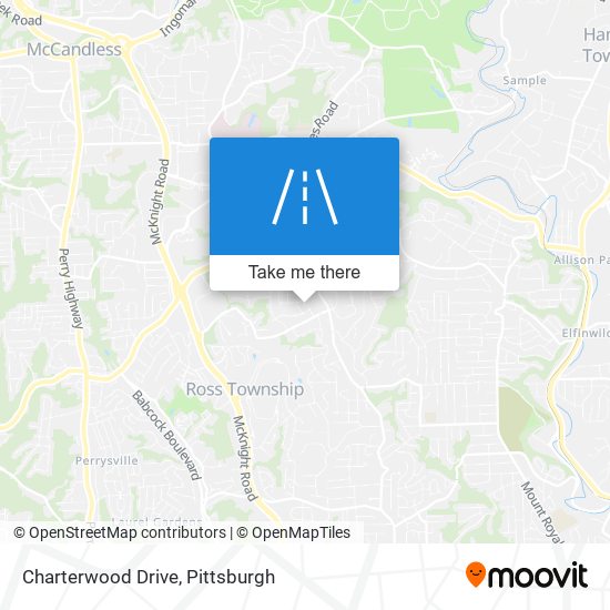 Charterwood Drive map