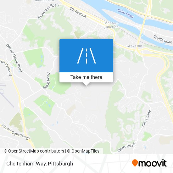 Mapa de Cheltenham Way