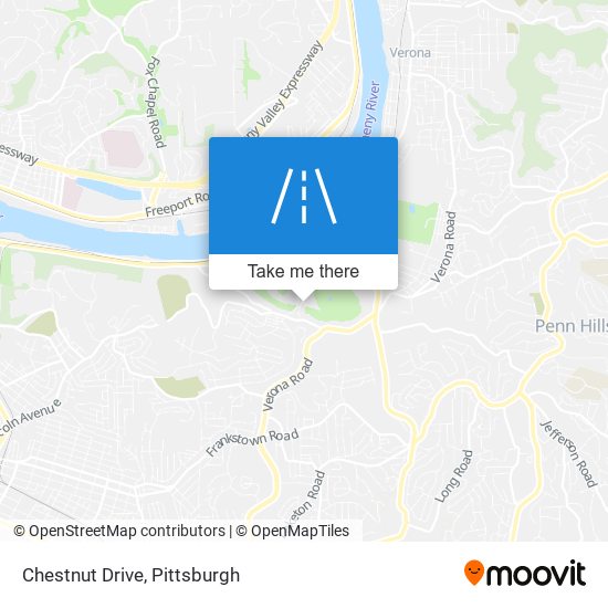 Mapa de Chestnut Drive