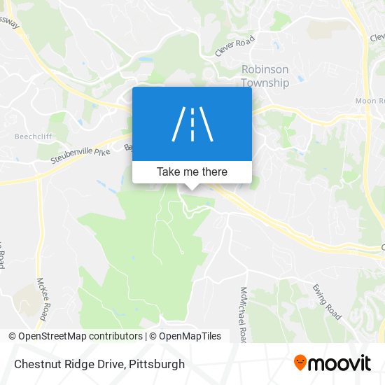 Mapa de Chestnut Ridge Drive