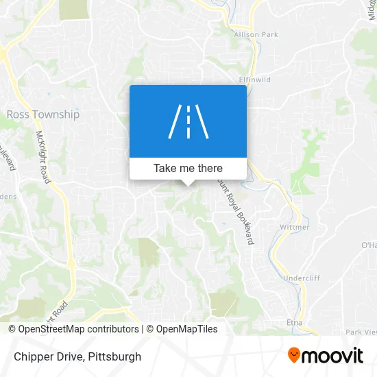 Chipper Drive map