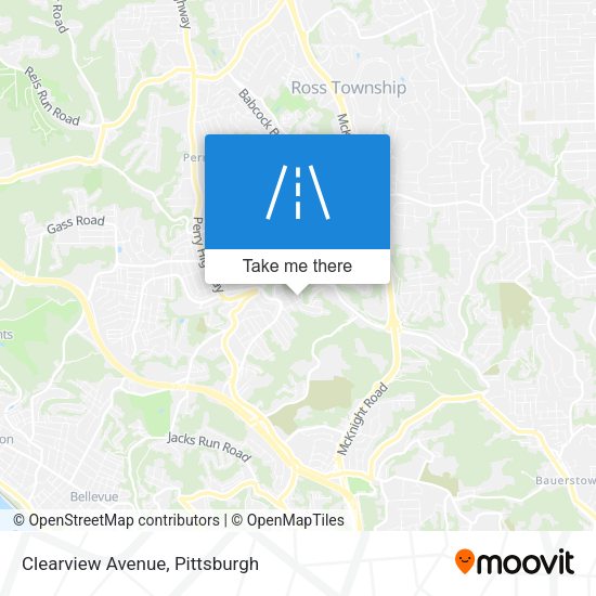 Clearview Avenue map