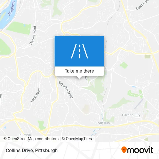 Collins Drive map
