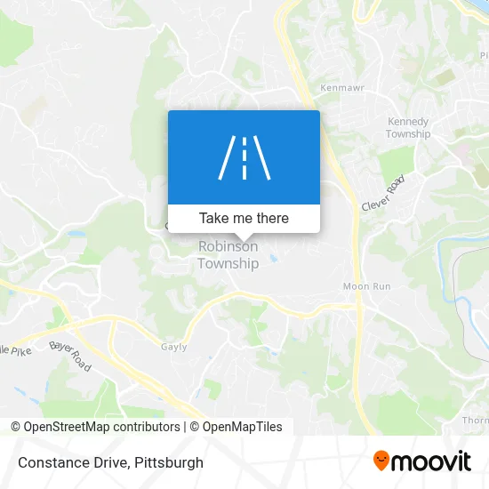 Constance Drive map