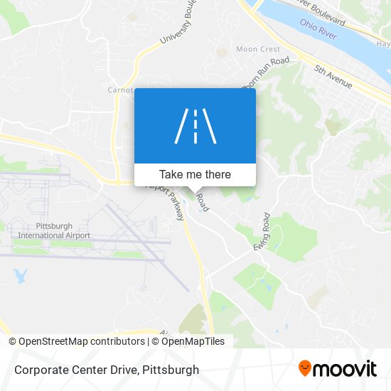 Mapa de Corporate Center Drive