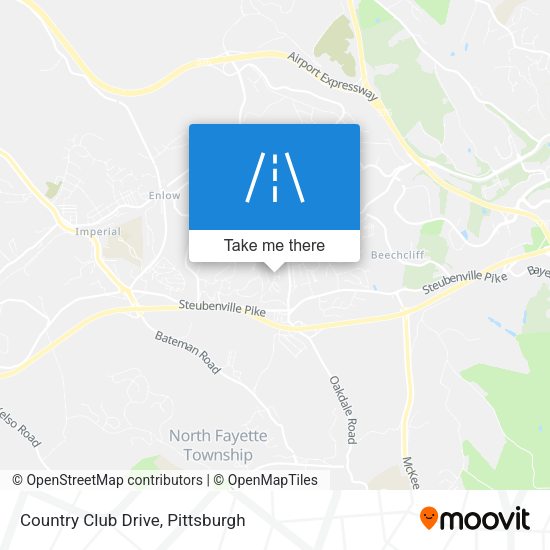 Country Club Drive map