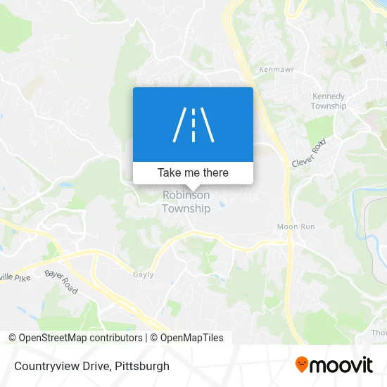 Countryview Drive map