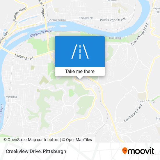 Mapa de Creekview Drive