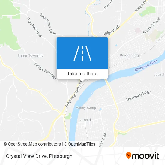 Crystal View Drive map